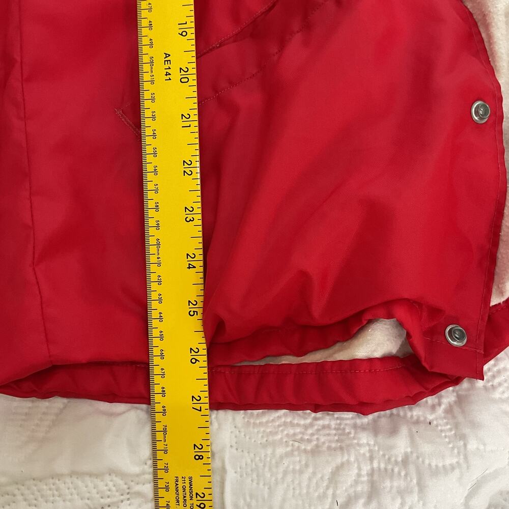 Vintage Arizona Cardinals NFL Snap Up Red Long Sleeve Windbreaker Large - Picture 7 of 9